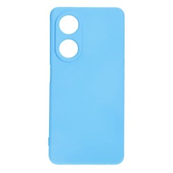 Silicone Case with Camera Shield for Oppo A98 5g Blue Silicone Case with Camera Shield for Oppo A98 5g Blue